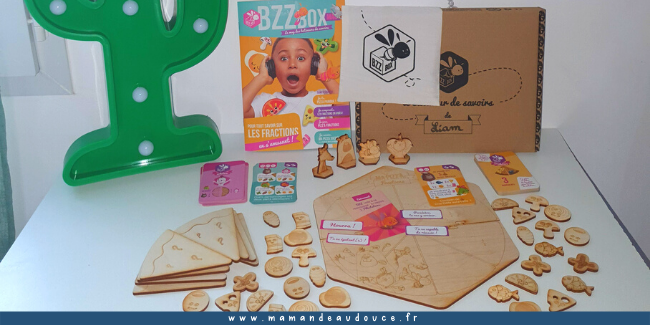 Bzz'Box : la première box ludo-éducative et évolutive des 3-11 ans qui respecte le programme scolaire mais aussi la planète !